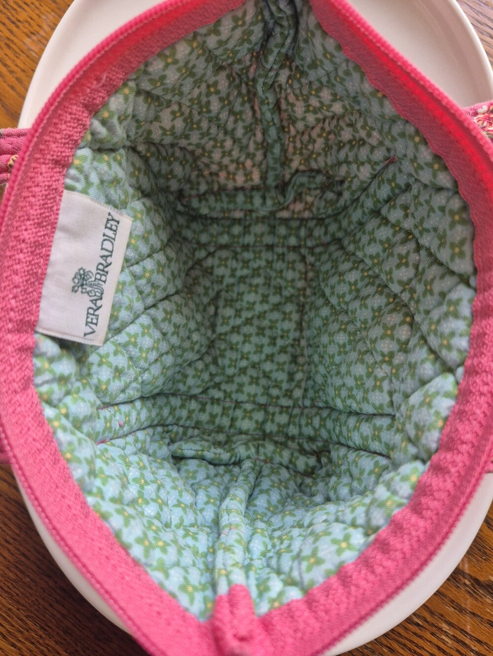 Vera Bradley Pink Pansy Mini Handbag - Picture 3 of 4